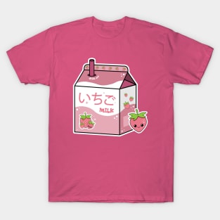 Kawaii Strawberry Milk T-Shirt